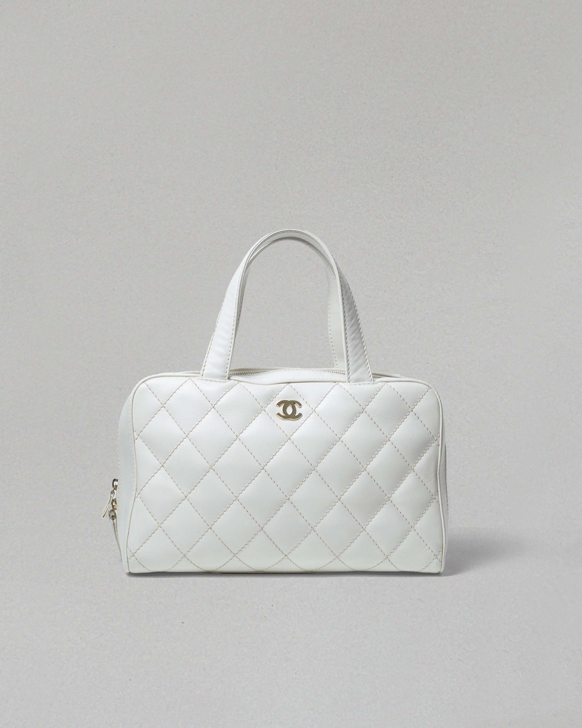 Chanel Wildstitch bowling bag - 2002